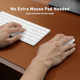 Leather Desk Pad Protector, Mouse Pad, Office Desk Mat, Non-Slip Pu Leather Desk Blotter, Laptop Desk Pad, Waterproof Desk Writing Pad For Office And Home (Brown,23.6" X 13.7")