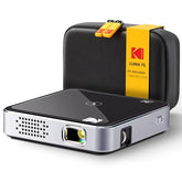 Ultra Mini Rechargeable Pocket Projector Dlp Pico Black Projector 100 Display, Hdmi/Usb/Micro Sd, Built-In Speaker & Carrying Case