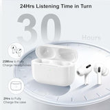 Wireless Charging Case Compatible With Airpod Pro 1St & 2Nd Generation With Usb-C Charging, Air Pod Pro 2 1 Charger Case Replacement With Bluetooth Pairing Sync Button,With Type-C, No Earbuds