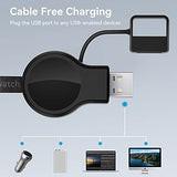 Charger for Watch, Portable iWatch Charger USB Wireless Charger Fast Charging Magnetic Cordless Car Travel Charger for Watch Series 10 9