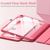 Compatible With (A16) 11Th Generation Case 11 Inch 2025, For 10Th Generation Case 10.9 Inch 2022 With Pencil Holder, Trifold Stand Protective Cover, Auto Wake/Sleep, Watermelon Pink
