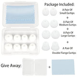 Earbud Tips Ear Tips Replacement Earbud Tips Earbud Replacement Tips Headphone Earbud Tips Earbud Tip Eartips Earbud Covers Compatible With Powerbeats Pro Beats Wireless Earphone 4 Pairs (White)