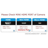 Camera Hdmi Cable, Camera To Tv Monitor Display Hdmi Cable, For Canon Rebel Eo