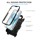 For Defender Iphone 13 Case With Clip,For Holster Iphone 13 Case With Kickstand,For Heavy Duty Iphone13 Phone Case Rugged 2 Layers Of Sturdy,Anti-Drop For Phone Case Iphone 13Case Protective(Black)