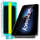 [2-Pack Compatible With Iphone 17 Pro Max/16 Pro Max 360° Privacy Screen Protector - 4-Way Anti-Spy Tempered Glass, Shatterproof, Anti-Peep, Scratch Resistant