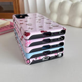 Case For Samsung Galaxy S25 Ultra, Cute Pink Bow Cherry Print Aesthetic Trendy Pattern For Women Girls Slim Durable Bumper Shockproof For Samsung Galaxy S25 Ultra Case, Pink Ribbon/Glossy