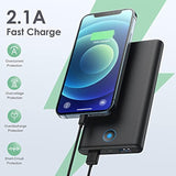Portable Charger, 2-Pack 20000Mah Power Bank Ultra Slim Fast Charging External Battery Pack With Dual Usb Outputs Compatible With Iphone 16/16 Pro/15 /14/13/12/X, Samsung S24/S23, Android Phone Etc
