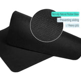 2025 Calendar Rectangular Stitched Edge Office Computer Mouse Pad, Anti Slip Rubber Desktop Gaming Mouse Pad (Black Calendar)