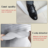 100Pcs 260 Balloons White Long Balloons For Balloon Garland Thickening Skinny Latex Twisting Balloon For Animals Modeling Christmas Birthday Wedding Party Decorations