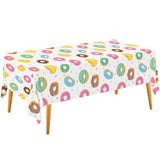 Donut Party Supplies: 2-Pack Donut Birthday Party Decorations,Disposable Plastic Tablecloth, Ideal Table Cover For Two Sweet Birthday, Baby Shower & Themed Parties, 54 X 108 Inch