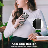 Blessed Cross Phone Case Compatible With Iphone 13/14 (6.1 Inch) - Shockproof Tpu Protective Cover With Jesus Cross For Men, Women, And Girls Black