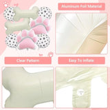 8 Pcs Dog Balloons 30 Inch Bone Foil Balloons Paw Print Balloon Dog Birthday Decorations Pink Dog Paw Balloon Pets Puppy Themed Birthday Party Decorations Supplies