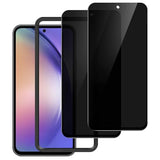 2 Pack for Galaxy A55 / A35 5G Privacy Screen Protector, Tempered Glass Anti-Spy Private Film, Anti-Scratch Bubble Free Case Friendly Easy