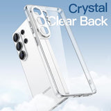Case for Galaxy S26 Ultra, Camera Lens Full Protection, Non-Yellowing Shockproof Bumper Phone Cover, Anti-Scratch Hard PC Back (Clear)