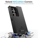 ZEROLEMON Battery Case for Galaxy S24 Ultra 10000mAh, 18W Fast Phone Charging Power to Galaxy S24 Ultra, ZeroShock Extended Charger Case Cover for The S24 Ultra - Black