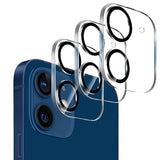 iPhone 12 6.1" Camera Lens Protector 3-Pack Tempered Glass 9H Anti-Scratch