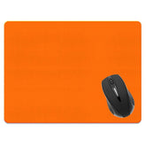 Extra Large (X-Large) Size Non-Slip Rectangle Mousepad, Solid Orange Mouse Pad For Home, Office And Gaming Desk