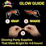 200 Pcs Mini Glow Sticks, Glow In The Dark Small Sticker For Easter Eggs Fillers Hunt Game Party Decor Easter Basket Stuffers Weddings Classroom Decorations Prizes