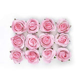 Peel And Stick Flat Back Roses For Grad Cap Decoration - Assorted Colors - Flowers, Floral Stickers, Adhesive Backed Roses (Pink)