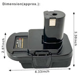 USB Battery Adapter to Use Dewalt 20V or Milwaukee 18V with Ryobi 18V Tools
