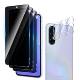 3+3 Pack Privacy Screen Protector Designed For Samsung Galaxy A36 5G With 3 Pack Camera Lens Protector,Full Coverage Anti-Spy Tempered Glass Film,9H Hardness,Bubble Free,Easy To Install