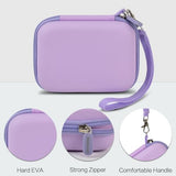 Case Compatible With Canon Ivy 2 Mini Photo Printer/For Kodak Step/For Ivy Cliq+2 Cliq 2, Mobile Wireless Bluetooth Instant Camera Printer Cover Fits Photo Paper & Cable(Case Only)-Purple