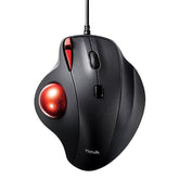 Sanwa Wired Ergonomic Trackball Mouse, Optical Rollerball Mice, Programmable S