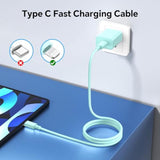 Compatible With Iphone 14 13 Charger Fast Charging,Usb C Fast Wall Charger Block With 10Ft Usb C To Liightning Cable Compatible With Iphone 14/13/12/11Pro/Plus/Mini/Xs Max/Xr/X/Pad- Green/Red/Purple