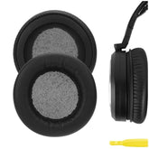Geekria QuickFit Replacement Ear Pads for AKG K540, K545, K275, K267, K245, K182, K167 Headphones Ear Cushions, Headset Earpads, Ear Cups Cover Repair Parts (Black)