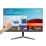 24 Inch Touchscreen Monitor, 10 Point Touch, Fhd 1080P 75Hz Ips Screen, 100% Srgb, Vesa Wall Mountable, Tilt Adjustment, Vga Hdmi Usb For Pc, Laptop Business & Work Station, Warehouse