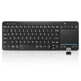 Multi-Device Wireless Bluetooth Keyboard With Touchpad-Wireless Keyboard With Multi-Touch Big Size Trackpad,Support 3 Devices For Pc,Windows, Android, Chrome Os, Laptop, Tablet