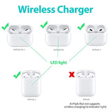 Airpods Pro Charger, Wireless Charger For Airpods Pro 2, Airpods Pro 1, Airpods 4 (With Anc), Airpods 3, Airpods 2, Airpods Wireless Charging Station (No Airpods Included), White