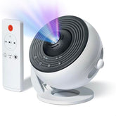 Galaxy Star Projector Upgraded 4K Hd Lens - Wider Sharper Projection, 13 Nebula Theme Discs, 15 Sleep Aid White Noise, Remote, 1/2/Timer, Bluetooth Play, Valentines Day Gifts For Kids, White