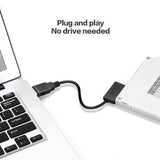 Cy Usb 3.0 To 7+6 13Pin Slimline Sata Cable Adapter For Laptop Cd Dvd Rom Opti