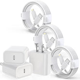 Iphone Charger Cord 6Ft,3Pack?Apple Mfi Certified? Usb C Iphone Fast Charger Phone Charging Travel Plug Charger Block Quick Apple Cord Lightning Cable For Iphone 14/13/12/11 Pro Max/Xr/X/Xs/Se2022