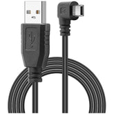 11.5ft Mini USB 90° Right Angle Power Cable USB 2.0 A to Mini-B for Dash Cam