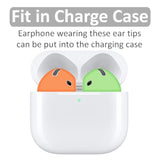 9 Pairs (Fit In Case) Ear Tips Compatible With Airpods 4, Replacement Ultra Thin Slim Silicone Eartips Earbuds Gel Cover Accessories Compatible With Airpods 4Th 2024 - White Multicolor