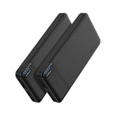 2-Pack 10000Mah Usb C Output Portable Charger Power Bank Fast Charging, Portable Phone Charger External Battery Pack For Iphone, Samsung, Google Lg And Heated Vest