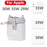 Case For Apple Macbook Charger - Travel Cord Organizer For 35W/30W/29W Adapters, Usb-C Power Charging Cable Management Cord Winder For Macbook Air 12'' 13'' (A1540 A2164 A1882 A2676)