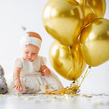 Metallic Gold Balloon Garland Kit: 129-Piece Party Decoration