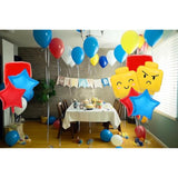 Building Block Balloons Building Blocks Themed Birthday Party Balloons Brick Themed Balloons Building Block Party Balloons For Kids Toddlers Birthday Party Supplies-8Pcs