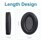 Wh1000Xm3 Earpads Compatible With Sony Wh-1000Xm3 (Wh1000Xm3) Over-Ear Headphones, Softer Protein Leather, Noise Isolation Memory Foam With Mounting Stick And Storage Bag