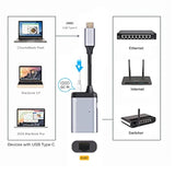 Cy Usb3.1 Type-C Usb-C To 1000Mbps Gigabit Ethernet Network Lan Adapter With T