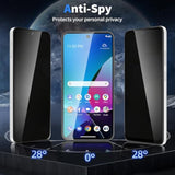 [2 Pack Privacy Screen Protector For Moto G Power 5G 2024, 9H Hardness Tempered Glass Screen Protector For Moto G Power 5G 2024, Anti-Scratch Case Friendly Easy Install Bubble Free