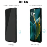 3 Pack Privacy Screen Protector For Motorola Moto G 5G (2025) / Moto G Power 5G (2025/2024) Anti Spy Private Tempered Glass