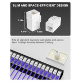 Rj45 Coupler, 20 Pack Ethernet Coupler, Rj45 Keystone Jack Cat6 Coupler Female