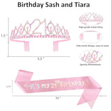 21St Birthday Decorations For Her - Rose Gold 21 Birthday Party Decor,