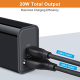 20W Android Samsung Usb C Charger Block Fast Charging For Samsung Galaxy S25 Ultra/S25+/A35/A23/A16/S24 Ultra/S24Fe/S24 Plus/A55/A35/S23 Ultra/S23Fe/A15/A14, Usb C+Qc3.0 Fast Wall Charger Adapter Cube
