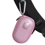 Hard Travel Case For Pebble M350S / Pebble Mouse 2 M350 / M355 Portable Wireless Mouse (Pink)