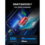 Usb C Car Charger Adapter, Pd36W & Qc36W Fast Charging, Mini & All Metal, Compatible With Iphone 15/14 Pro Max/13 & Samsung Smartphones, Red